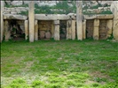 The altar at Ġgantija megalithic temple, Gozo, the oldest building in the world